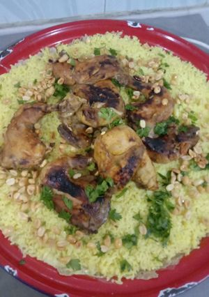 صورة لوصفة منسف اردني بالدجاج