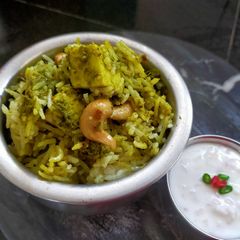Paneer Tikka Biryani A picture of Paneer Tikka Biryani.