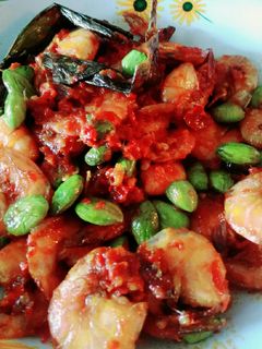 Foto resep Udang Petai Balado Simple