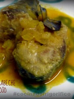 Una foto de Caballa en escabeche al Curry rojo