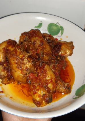 Foto resep Ayam sambal merah..#resep rumahan #belajar memasak #simple