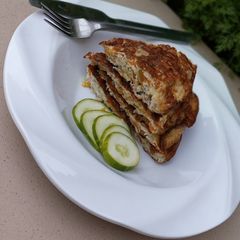 A picture of Vegetable omelette.