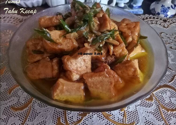 Tumis Tahu Kecap Sederhana