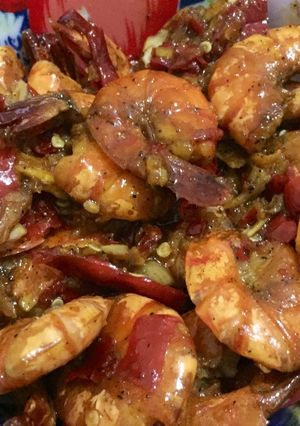 Foto resep Udang Panggang Pedas Manis Happy Call
