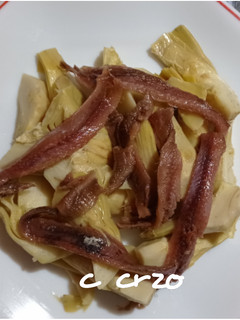 Una foto de Alcachofas con anchoas