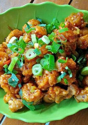 Foto resep Cumi tepung saus tiram 🐙