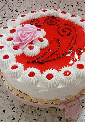 صورة لوصفة كيكة سهلة بمكونات اقتصادية