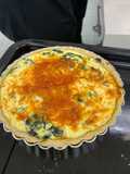 Spinach quiche คีชผักโขม