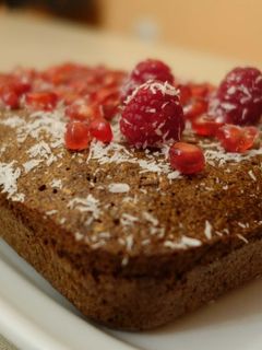 Una foto de Pudding de almendras con harina de Teff