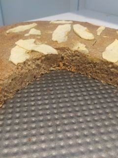 Una foto de Pastís de poma sense sucre ni lactosa