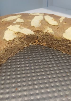 Una foto de Pastís de poma sense sucre ni lactosa