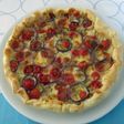 Torta Salata con Pomodorini Cipolle e Mozzarelline