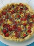 Torta Salata con Pomodorini Cipolle e Mozzarelline