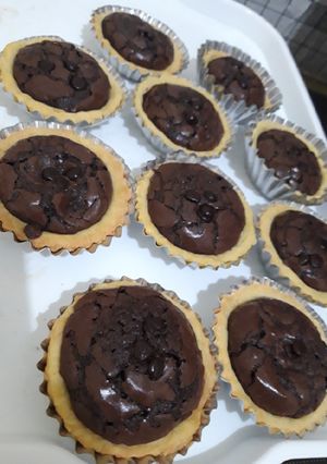 Foto resep Pie coklat shiny Crust Fudgy Brownies