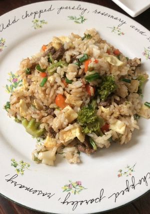 Una foto de Arroz chaufa de carne