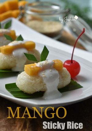 Foto resep MANGO Sticky Rice#BikinRamadhanBerkesan