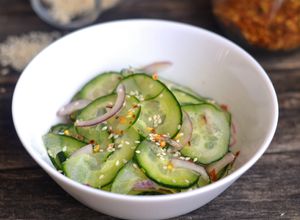 Ázsiai uborkasaláta recept fotója