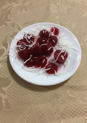 Una foto de Hielos mágicos de mora y fresa