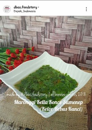 Foto resep Maronggi Kella Konce Sumenep (Kelor Rebus Temukunci)