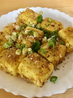 用水波爐做日式炸豆腐 簡單快速不油膩 的食譜成品照片
