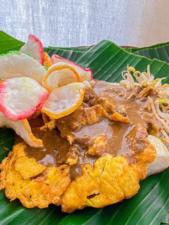 Foto resep Tahu Tek lontong