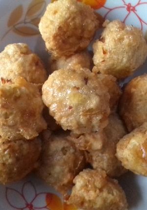 A picture of Sweet potato balls.