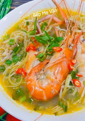 Hình của món Canh chua tôm càng xanh hoa chuối.