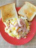 Infaltable... Huevos Revueltos con Jamón de Pavita