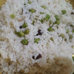 A picture of Matar pulav.