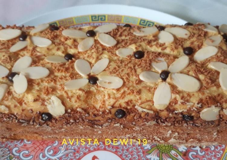 Resep #290.Brudel Tape Keju Enak, Moist &amp; Gurih (Cake Ragi) yang Sempurna