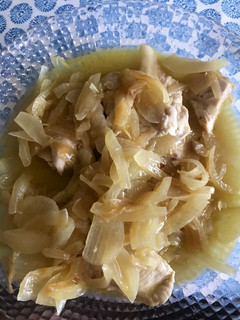Una foto de Pechuga de pollo en escabeche