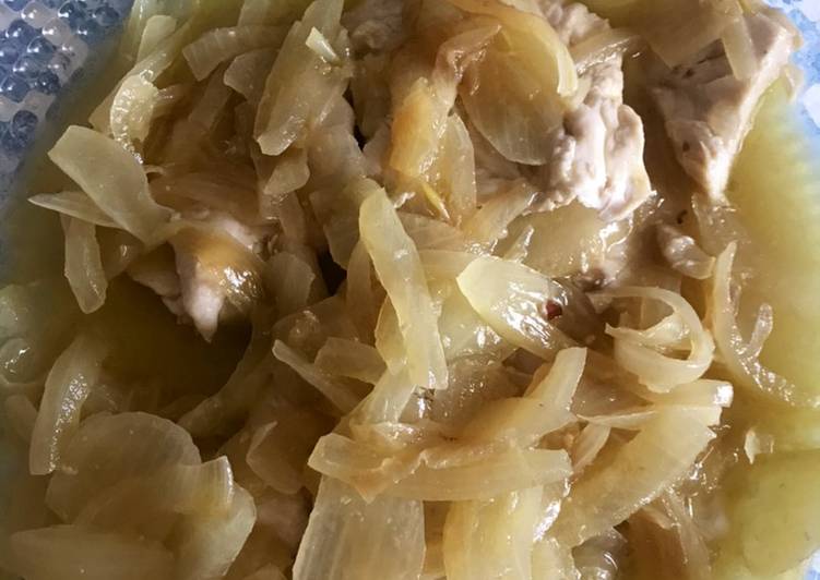 Pechuga de pollo en escabeche