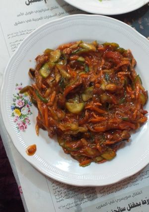صورة لوصفة بيذنجانيه 😋على طريقتي