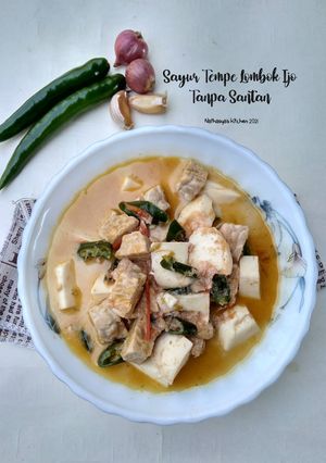 Foto resep Sayur Tempe Lombok Ijo Tanpa Santan