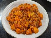 Una foto de comida saludable turca