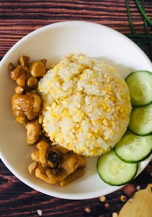 Hình của món Xôi đậu xanh.