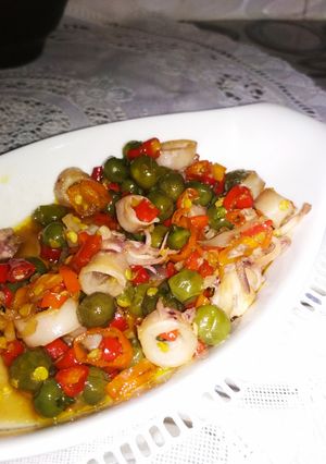 Foto resep Tumis cumi kering leunca