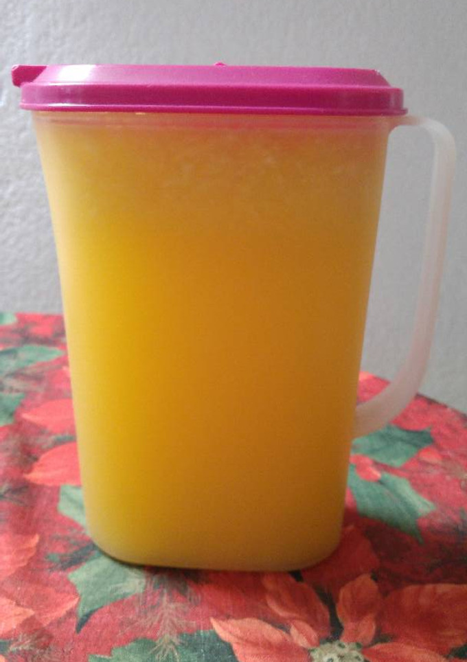 Una foto de Agua de Piña