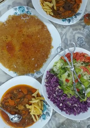 عکسی از دستور خورش لوبیا سبز