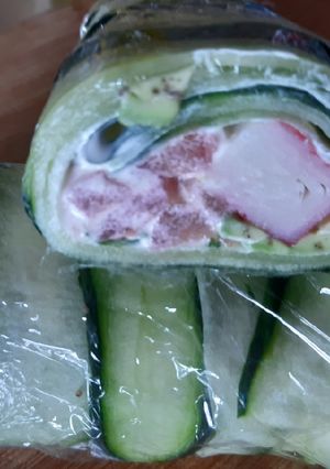 Una foto de Arrollado de pepino especial para el verano!!!