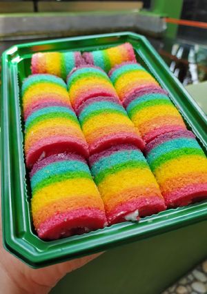 Foto resep Rainbow mini roll