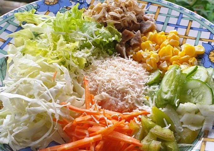 Cara membuat Salad sayur (vegetable salad)