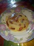 Roti canai topping simple syrup dan susu kental manis