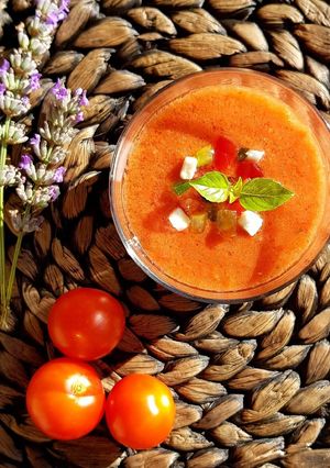 Une photo de Gaspacho léger