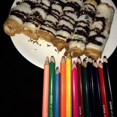 A picture of Chocolate roll.