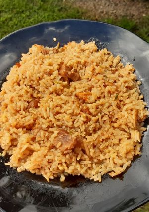 A picture of Beef pilau.