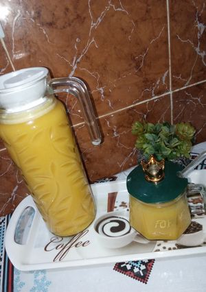 صورة لوصفة عصير البرتقال بالجزر ومركز الليمون 🍹