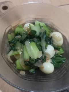 Foto resep Pokcoy Tumis Telur Puyuh