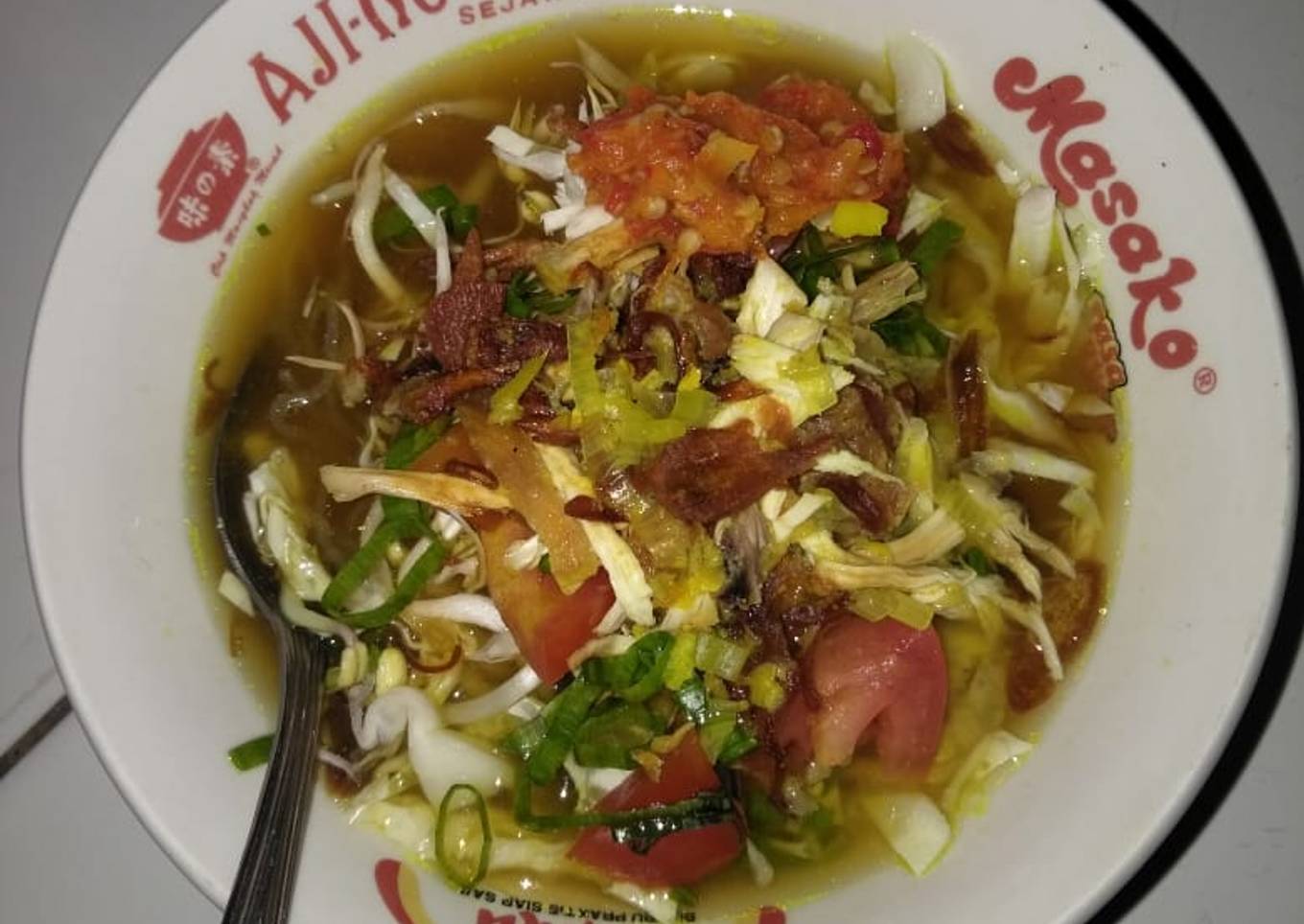 Soto ayam bening