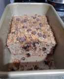 Budín de banana sin huevo